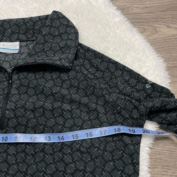 Women's Long Sleeve Patterned Top - Black - Picture 4 of 5